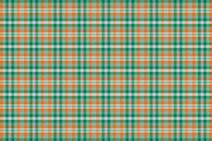 Tartan plaid pattern with texture and retro color. vector