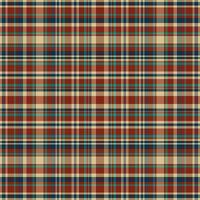 Tartan plaid pattern with texture and retro color. vector