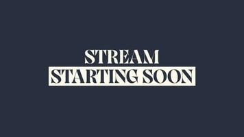 STREAM STARTING SOON V7 video