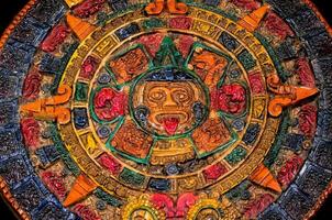 colorful mayan calendar photo