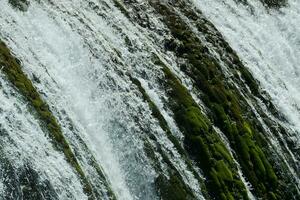 Scenic waterfall view photo