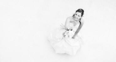 beautiful bride portrait photo