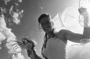 beautiful bride portrait photo