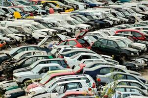 a large lot of cars photo