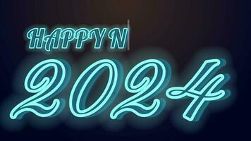 Simple Happy New Year Background Animation video