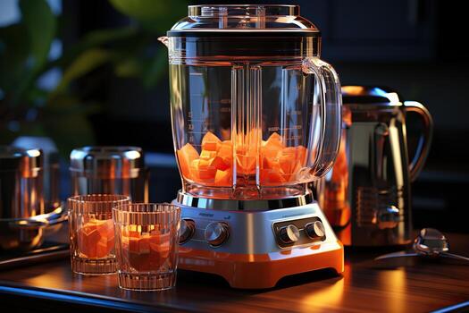 AI generated Working Lunch Realistic Image Business Woman Managing Tasks Cafe Laptop Phone Office Working Restaurant Generative AI photo