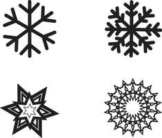 snow flake design vector