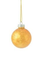 Isolated Christmas ornaments on white background photo