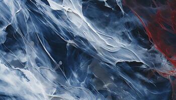 AI generated Freshness of winter reflected in transparent ice crystal patterns generated by AI photo