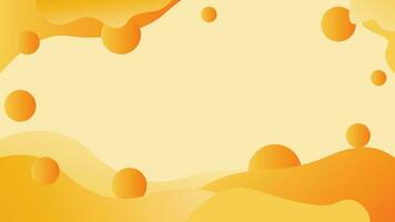 Orange Fluid Background vector