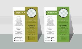 Expert CV Template in Vector Form