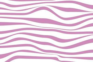 Distorted wave monochrome texture.purple and white wavy background. vector