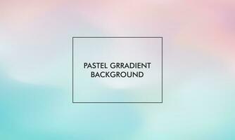 abstract gradient blur background with pastel color vector