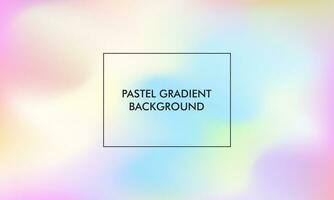 abstract gradient blur background with pastel color vector