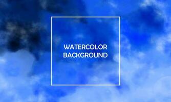 watercolor gradient mesh blur background with pastel, colorful, beauty, blue color vector