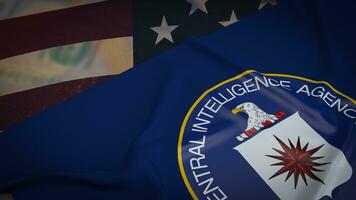 The  CIA or Central Intelligence Agency is the principal foreign intelligence agency of the United States government image 3d rendering photo