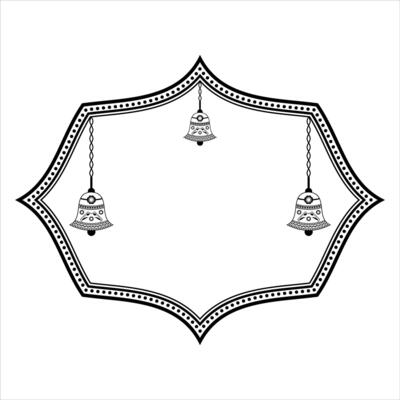 Diwali Black And White Vector Art, Icons, and Graphics for Free Download