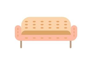 Vector sofa on high legs