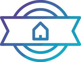 Home outline icon symbol vector image. Illustration of the house real estate graphic property design image