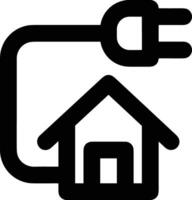 Home outline icon symbol vector image. Illustration of the house real estate graphic property design image