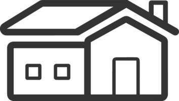 Home outline icon symbol vector image. Illustration of the house real estate graphic property design image