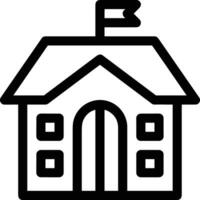 Home outline icon symbol vector image. Illustration of the house real estate graphic property design image