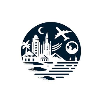 ilustración de un antecedentes con un globo vector