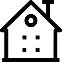 Home outline icon symbol vector image. Illustration of the house real estate graphic property design image