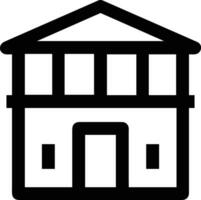 Home outline icon symbol vector image. Illustration of the house real estate graphic property design image