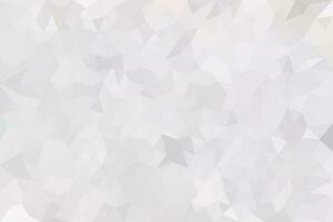 White Pensive Polygon Background, Light Gray Triangle. vector