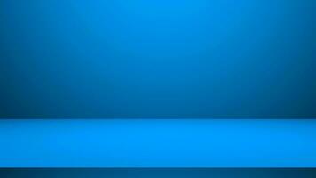 Abstract blue room background photo