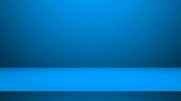 Abstract blue room background photo