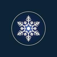 Snowflake logo design. Snowflake symbol. vector