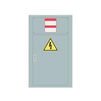 Electrical cabinet cartoon vector. free space for text. wallpaper. copy space. switch box. vector