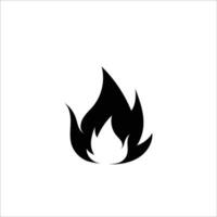 Fire icon stock vector illustration