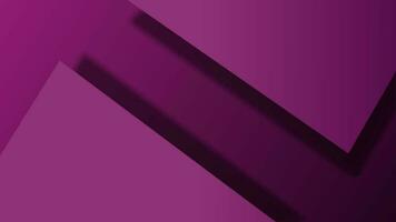 géométrique forme avec ombre violet Couleur animation video