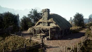 Beautiful old stone house in Britanny photo