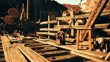 Old and very beautiful wooden port photo