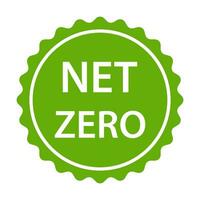 net zero carbon footprint icon vector emissions free no atmosphere pollution CO2 neutral stamp for graphic design, logo, website, social media, mobile app, UI