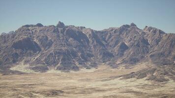 A view of a mountain range in the desert photo