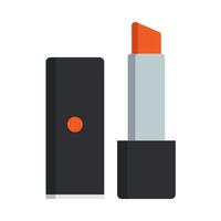 Lipstick beauty care flat illustration vector