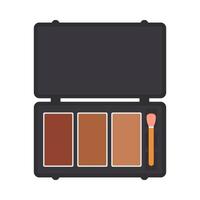 Beauty care face powder flat illustration vector