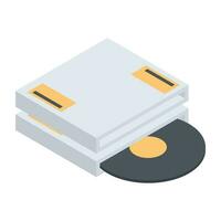 Webinar and Studio Isometric Icon vector