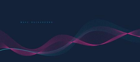 Abstract digital technology futuristic blue background. vector