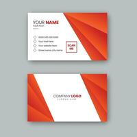 Modern minimalist business card design template pro vector