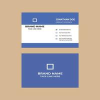 Abstract stylish wave business card template design Free Vector. vector