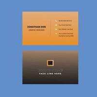 Free Stylish  Business Card Design Vector