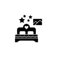 sleeping concept line icon. Simple element illustration. sleeping concept outline symbol design. vector