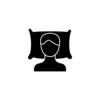slumber concept line icon. Simple element illustration. slumber concept outline symbol design. vector