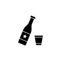 Champagne concept line icon. Simple element illustration. Champagne concept outline symbol design. vector